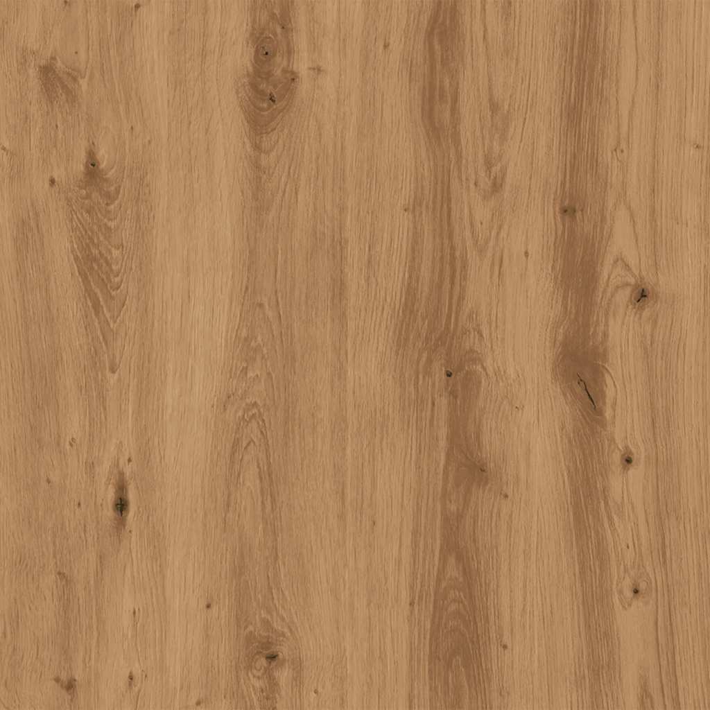 Salontafel 90x44,5x45 cm bewerkt hout artisanaal eikenkleurig