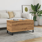Salontafel 90x44,5x45 cm bewerkt hout eikenkleurig