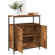 Sideboard 70x30x80 cm carved wood antique wood colored