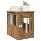 Dog crate 45x62x59 cm treated artisan oak wood