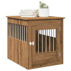Hondenbench 64,5x80x71 cm bewerkt hout eikenkleur