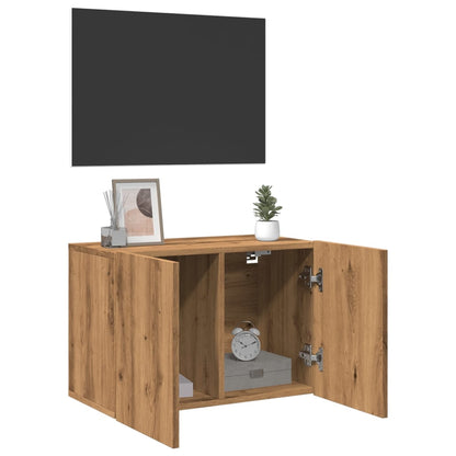 Tv-meubel wandgemonteerd 60x30x41 cm artisanaal eikenkleurig