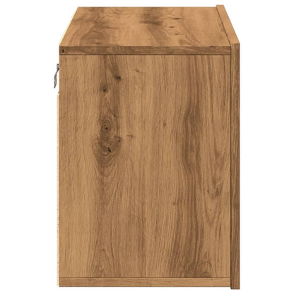 Tv-meubel wandgemonteerd 60x30x41 cm artisanaal eikenkleurig