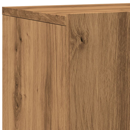 Tv-meubel wandgemonteerd 60x30x41 cm artisanaal eikenkleurig