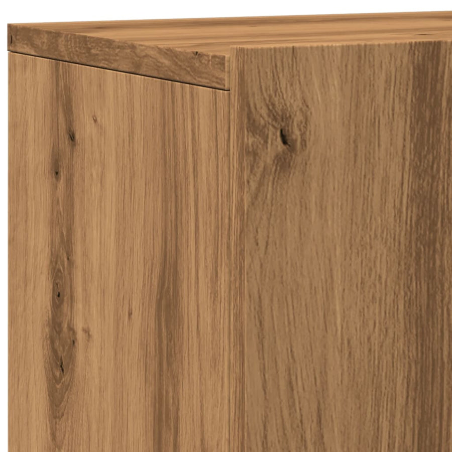 Tv-meubel wandgemonteerd 60x30x41 cm artisanaal eikenkleurig