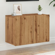 Tv-meubel wandgemonteerd 60x30x41 cm eikenkleurig