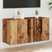 Tv-meubel wandgemonteerd 80x30x41 cm oud hout