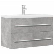 Wastafelkast 80x38,5x48 cm bewerkt hout eikenkleur