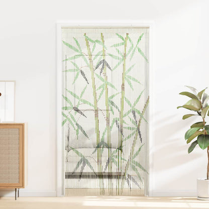Insectengordijn bamboe print 90x220 cm bamboe