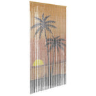 Insect curtain 100x200 cm bamboo palm tree print