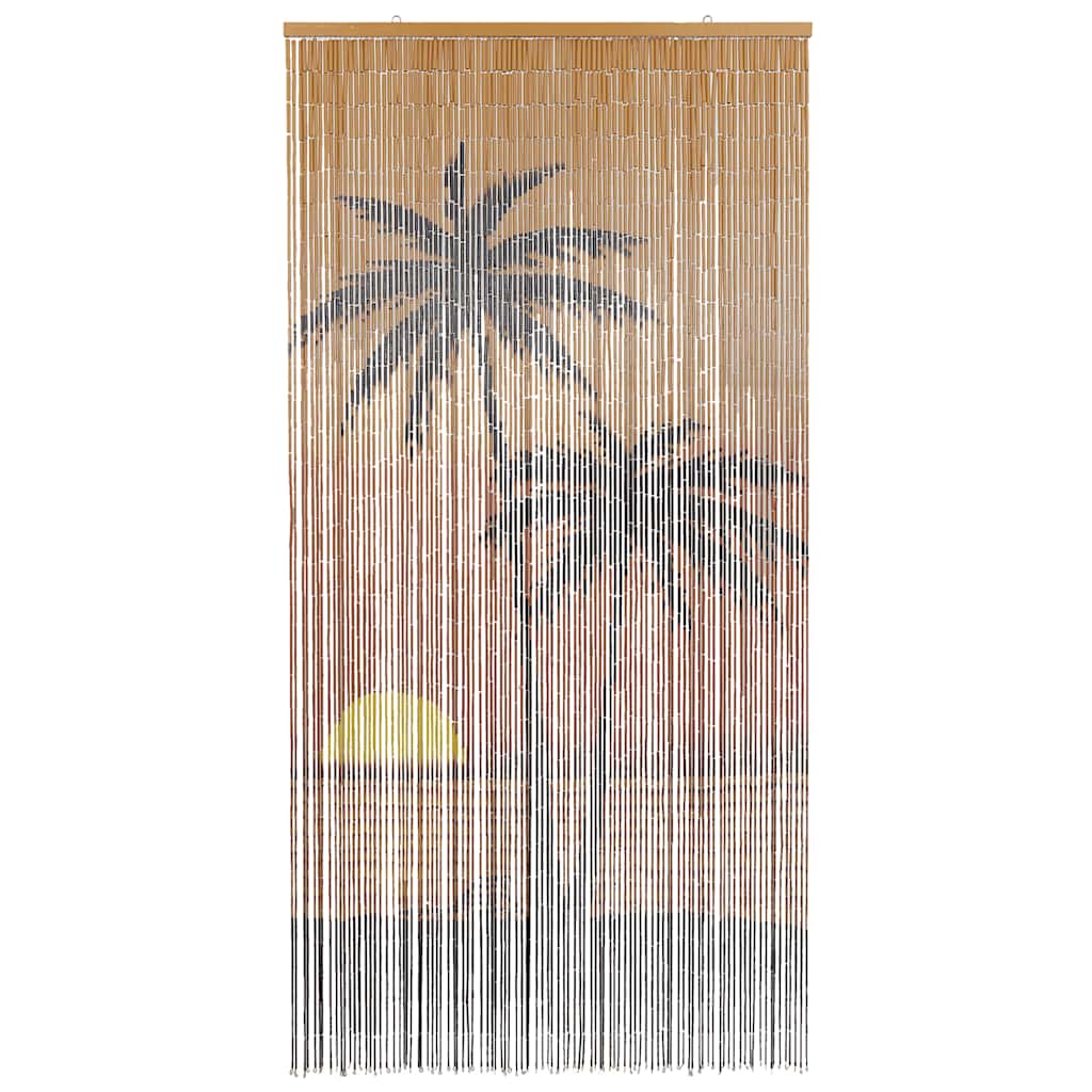 Insectengordijn 100x200 cm bamboe palmboom print