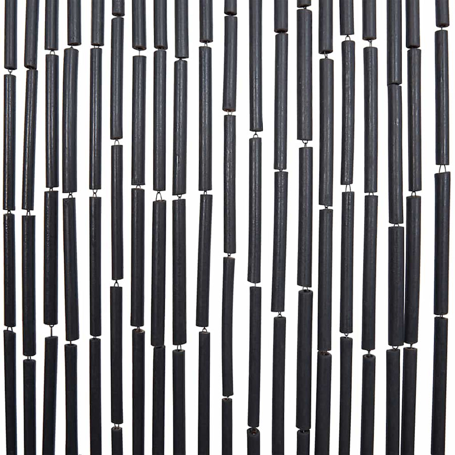 Insectengordijn 56x185 cm bamboe donkergrijs