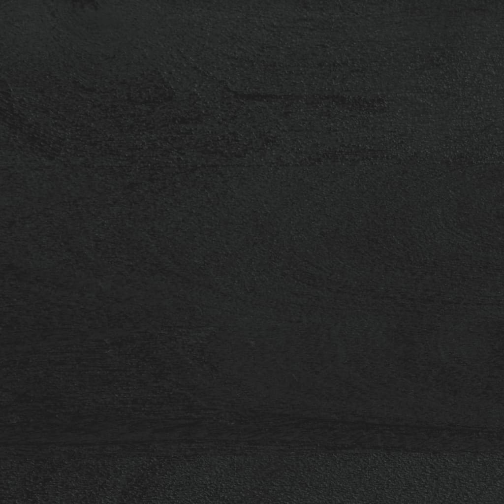 Nachtkastje 2 st 40x33x46 cm massief mangohout zwart