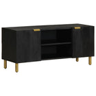 TV cabinet 105x33x46 cm engineered wood black