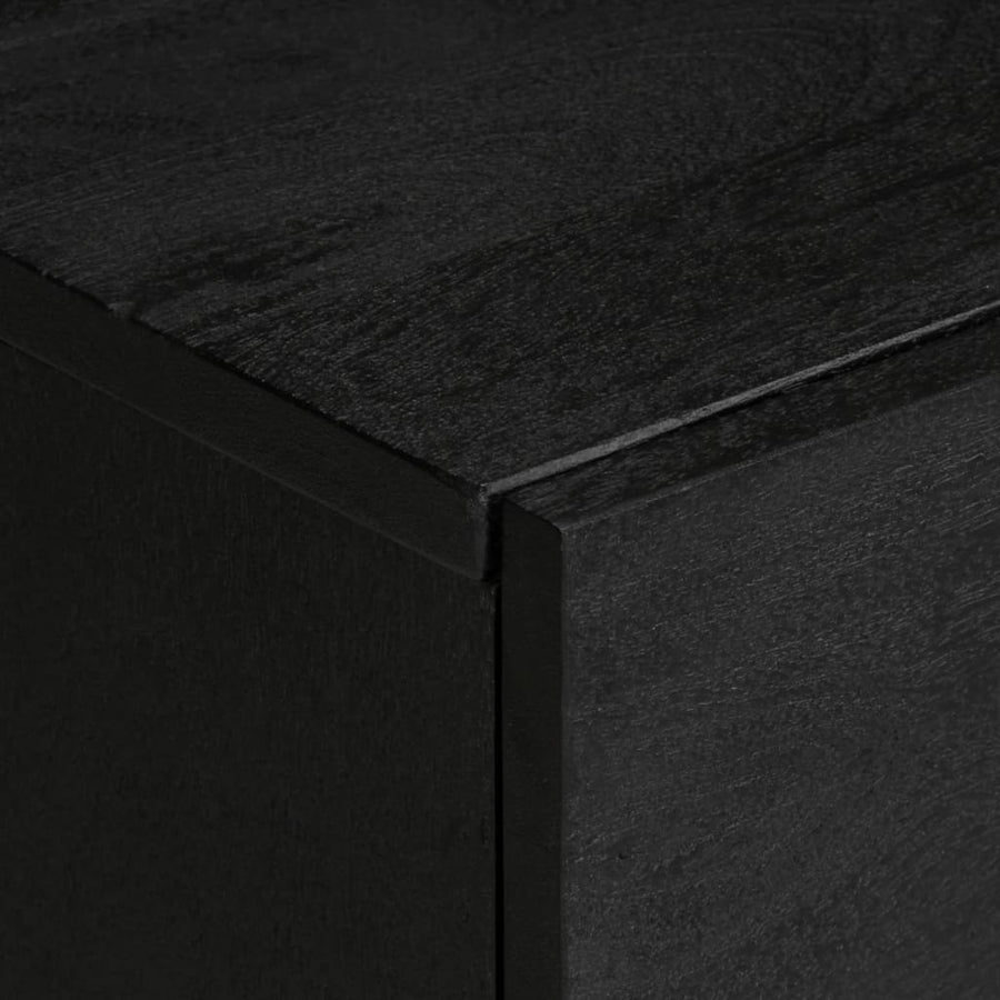 tv-meubel 105x33x46 cm bewerkt hout zwart
