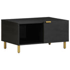Coffee table 80x50x40 cm treated wood black