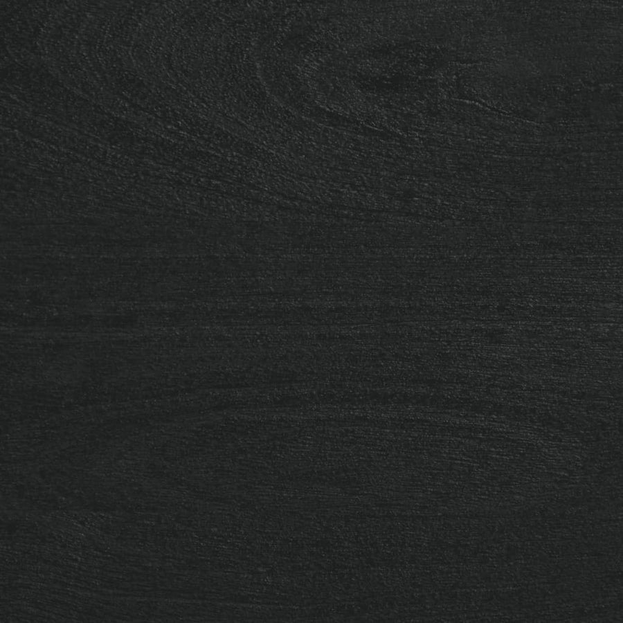 Nachtkastje 40x33x46 cm bewerkt hout zwart