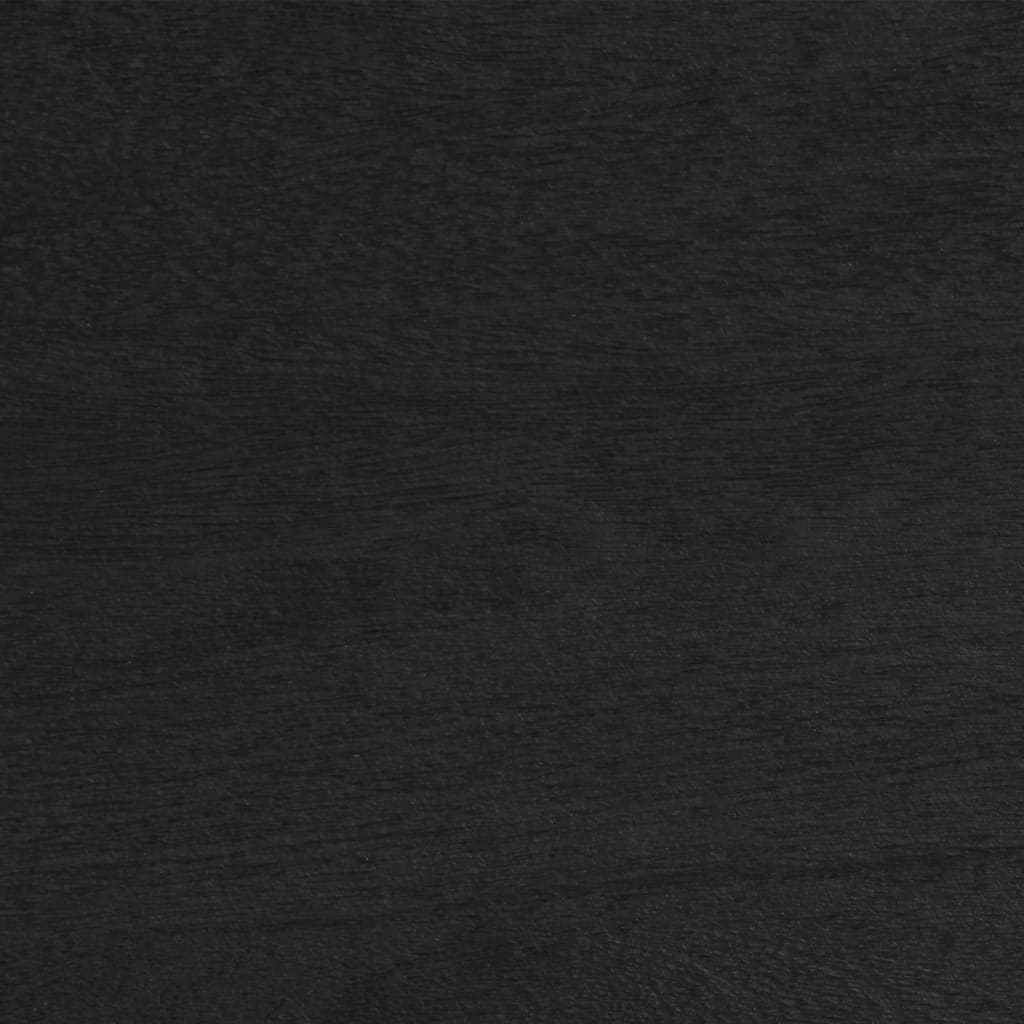 Nachtkastje 50x33x60 cm bewerkt hout zwart