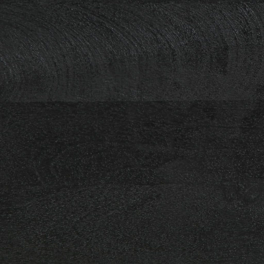 Nachtkastje 50x33x62 cm bewerkt hout zwart