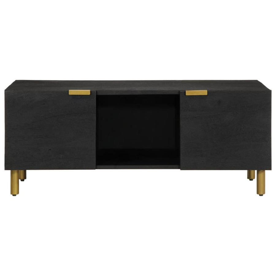 Salontafel 100x54x40 cm bewerkt hout zwart