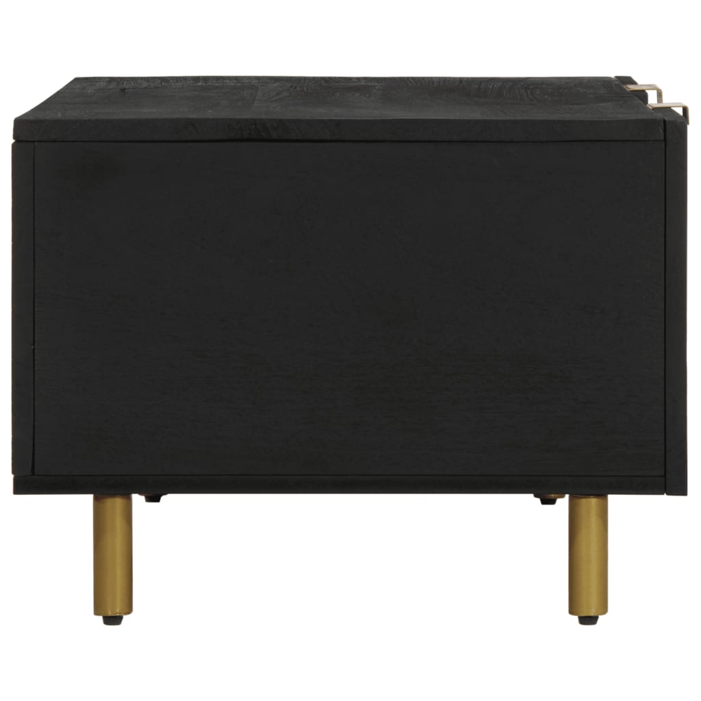 Salontafel 100x54x40 cm bewerkt hout zwart