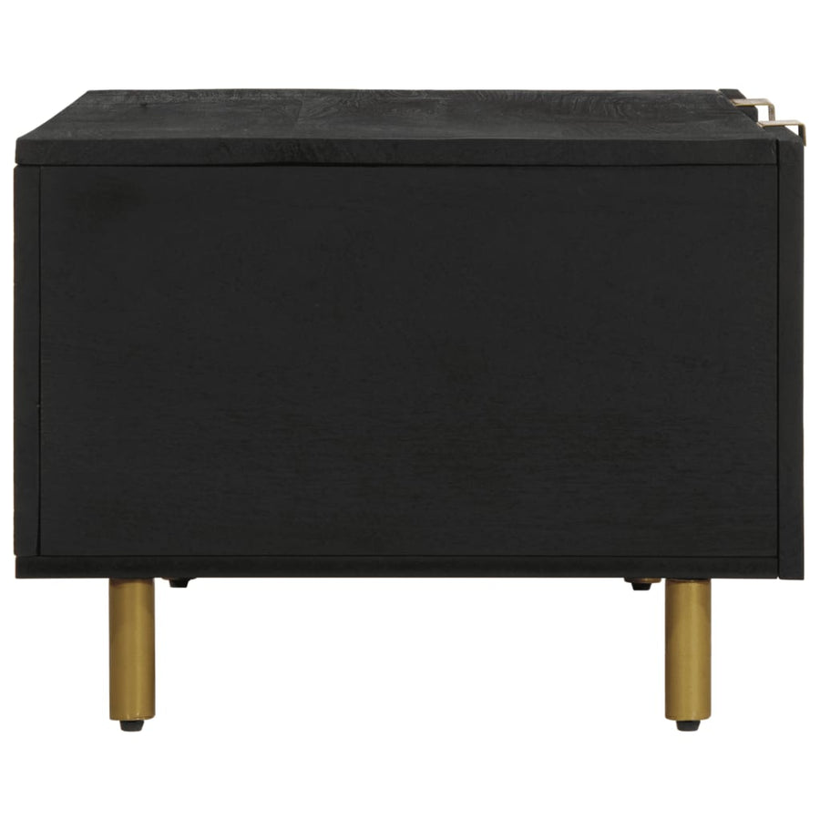 Salontafel 100x54x40 cm bewerkt hout zwart