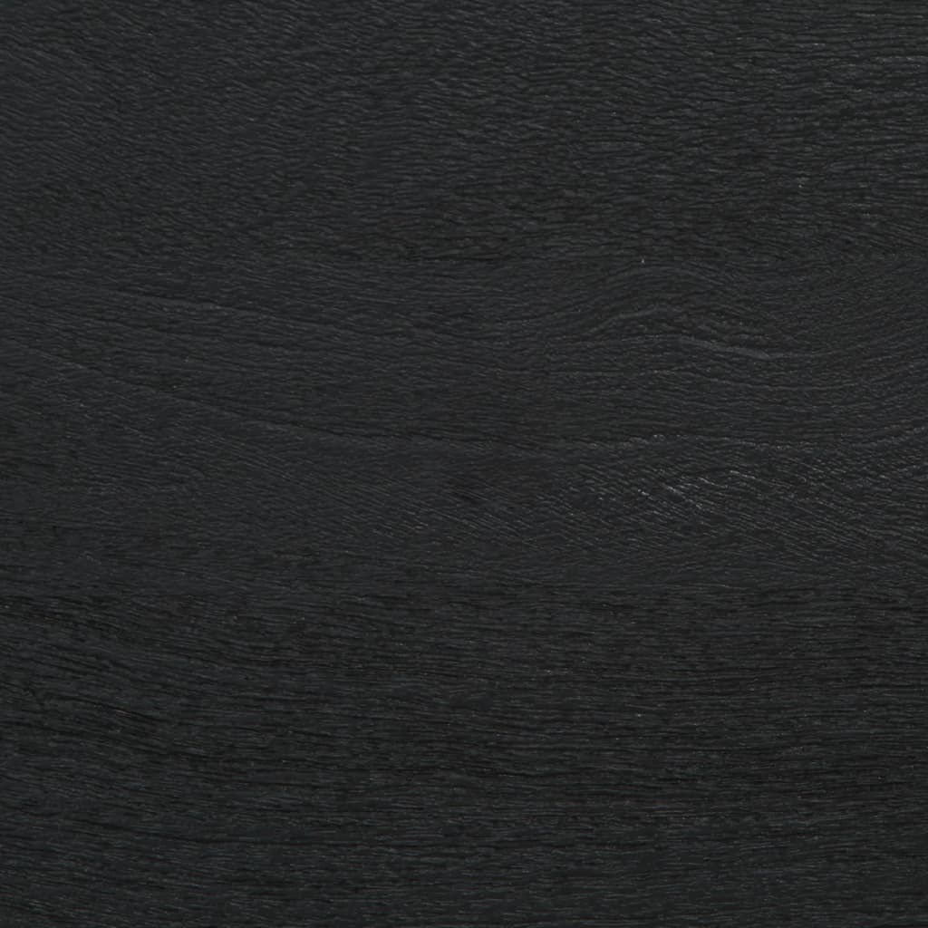 Badkamerkast 38x33x160 cm massief mangohout zwart