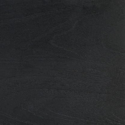 Hoge kast 40x33x110 cm bewerkt hout zwart