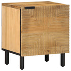 Bedside cabinet 40x33x46 cm solid mango wood brown