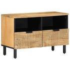 Tv-meubel 70x33x46 cm massief mangohout