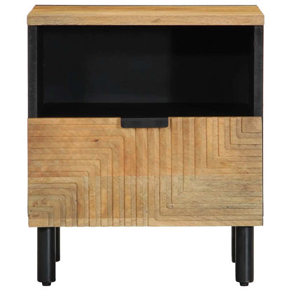 Nachtkastje 40x33x46 cm massief mangohout bruin