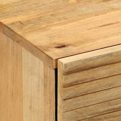 Nachtkastje 50x33x60 cm massief mangohout bruin