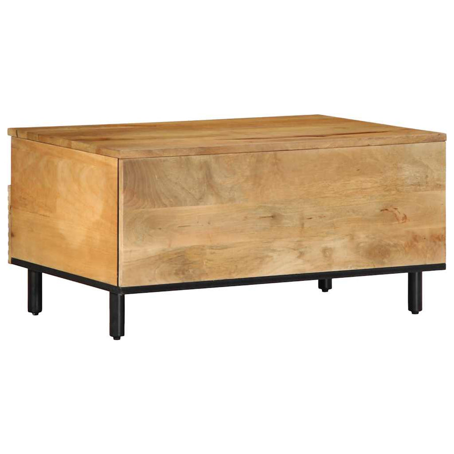 Salontafel 80x54x40 cm massief mangohout bruin
