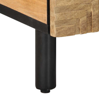 Salontafel 80x54x40 cm massief mangohout bruin