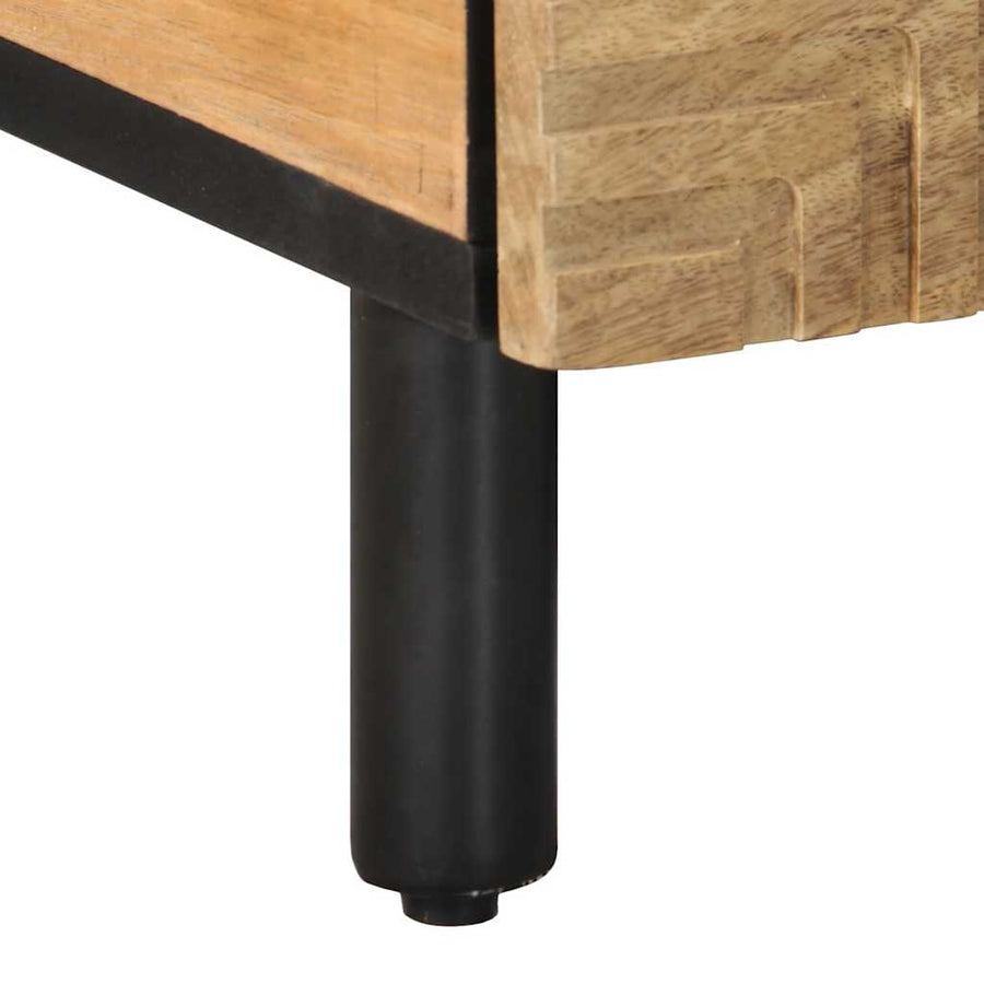 Salontafel 80x54x40 cm massief mangohout bruin
