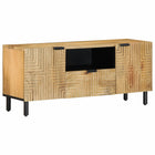 Tv-meubel 105x33x46 cm massief mangohout