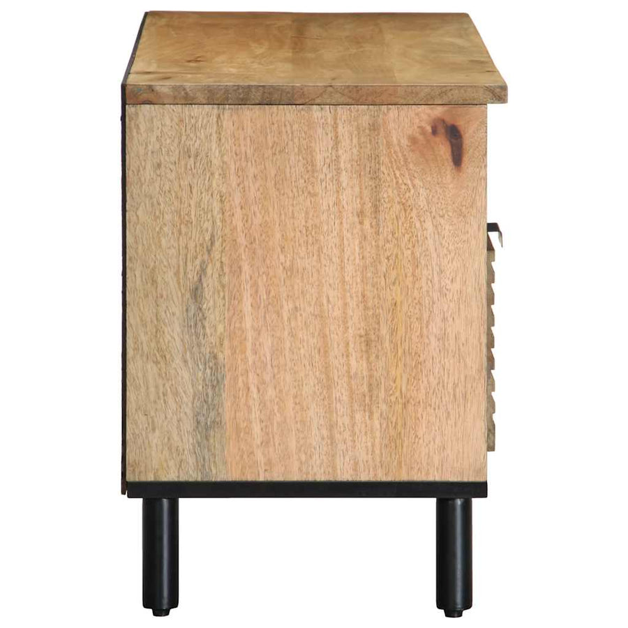 Tv-meubel 100x33x46 cm massief mangohout bruin