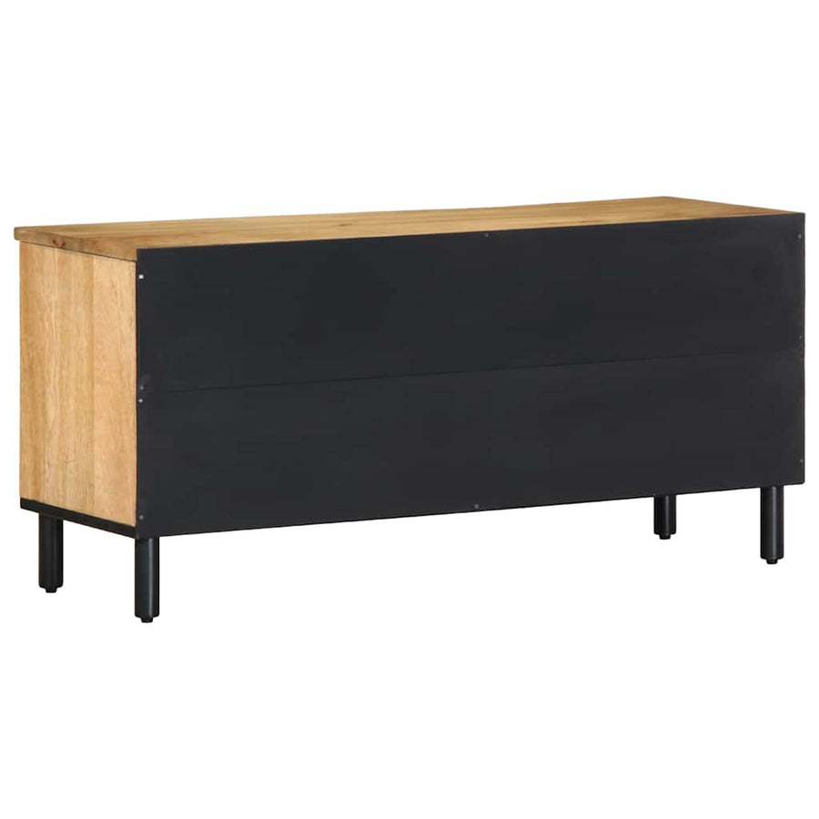 Tv-meubel 100x33x46 cm massief mangohout bruin