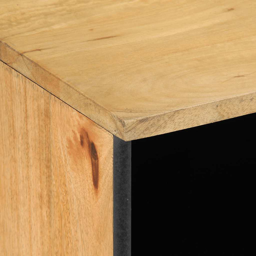 Tv-meubel 100x33x46 cm massief mangohout bruin