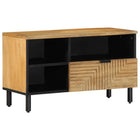 TV cabinet 80x33x46 cm solid mango wood brown