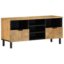 Tv-meubel 100x33x46 cm massief mangohout bruin