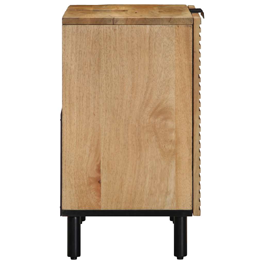 Wastafelmeubel 62x33x58 cm massief mango bruin