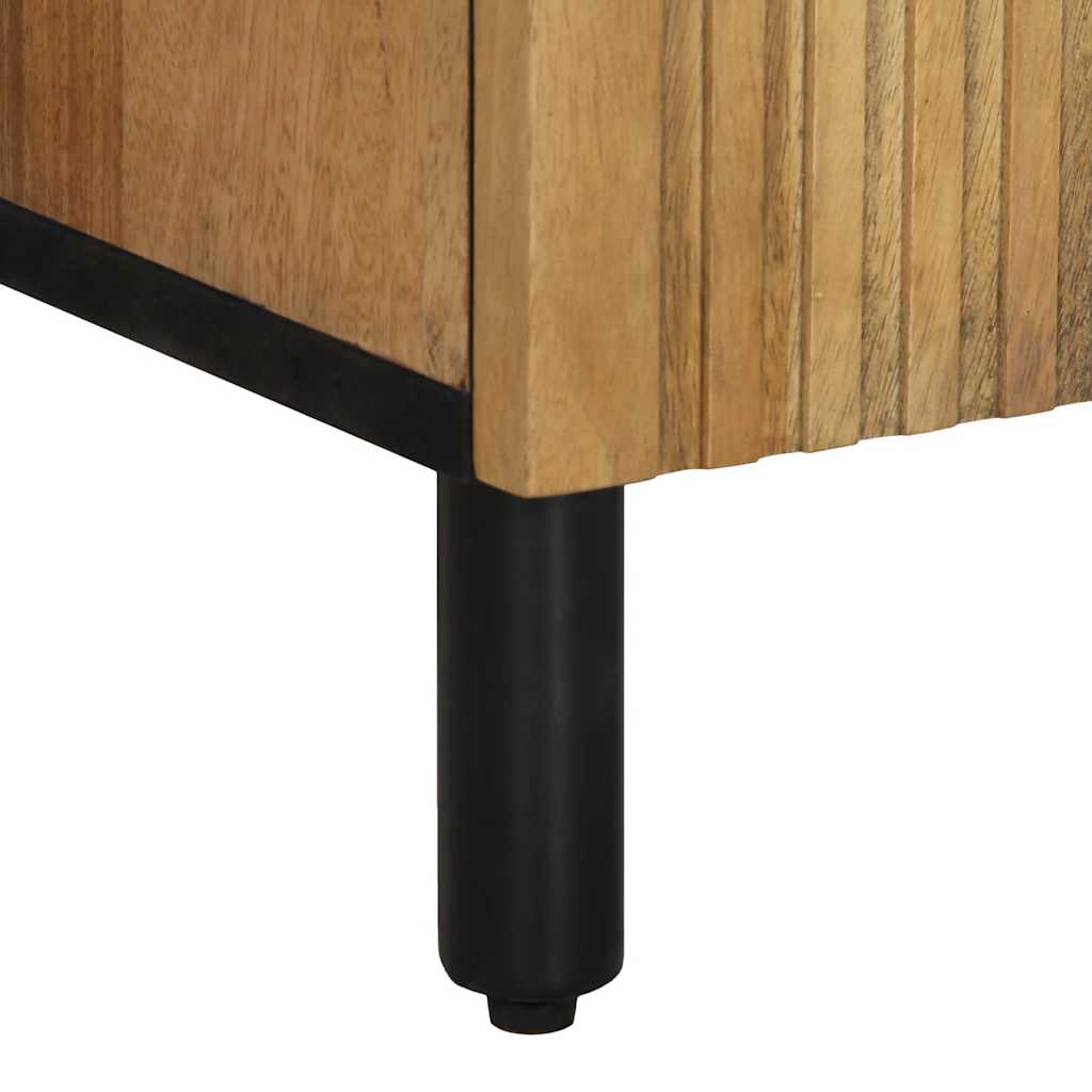 Badkamerkast 38x33x160 cm massief mango bruin