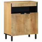 Dressoir 60x33x75 cm massief mangohout