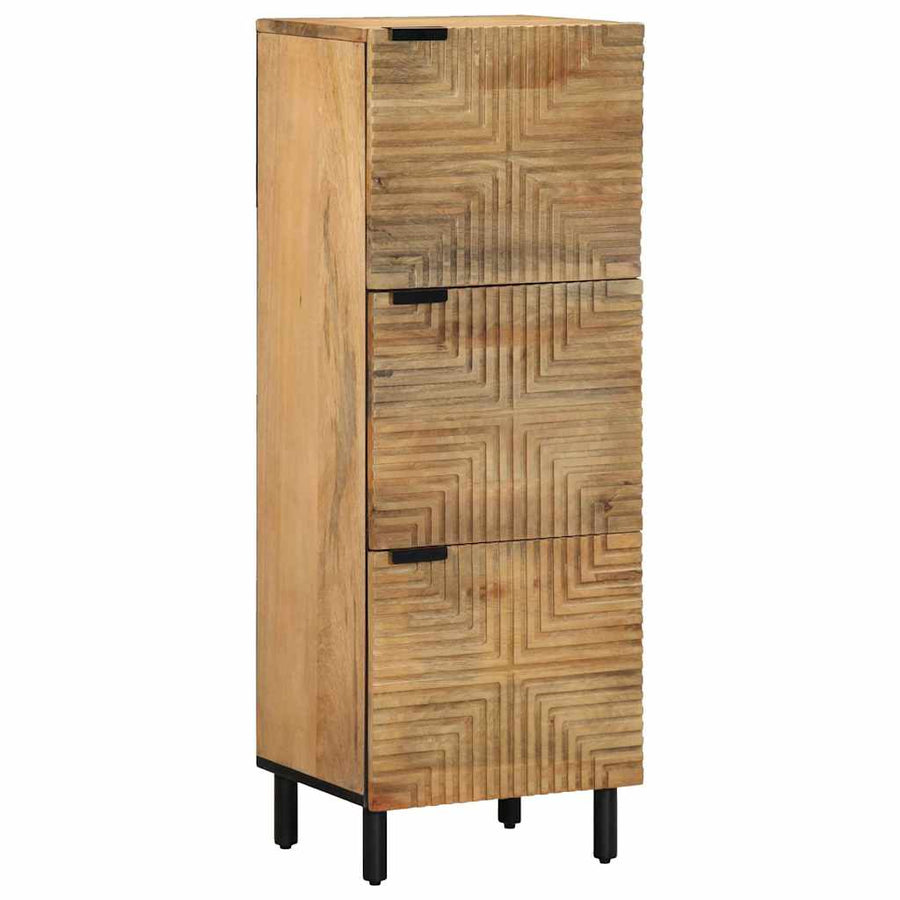 Hoge kast 40x33x110 cm massief mango bruin