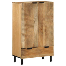 Hoge Kast 60X33X100 Cm Massief Mango