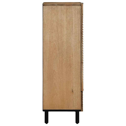 Hoge Kast 60X33X100 Cm Massief Mango