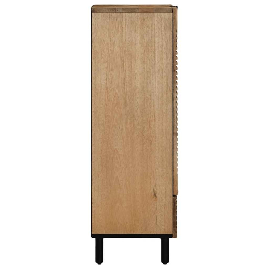 Hoge Kast 60X33X100 Cm Massief Mango