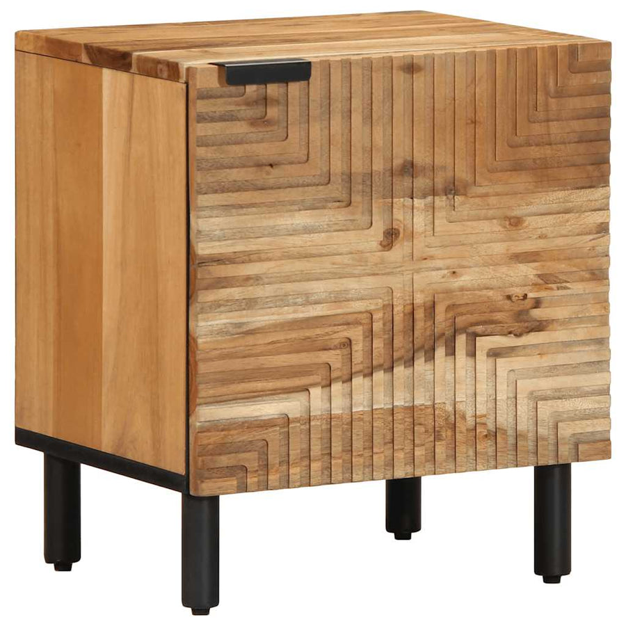 Nachtkastjes 2 stuks 40x33x46 cm Massief hout Acacia