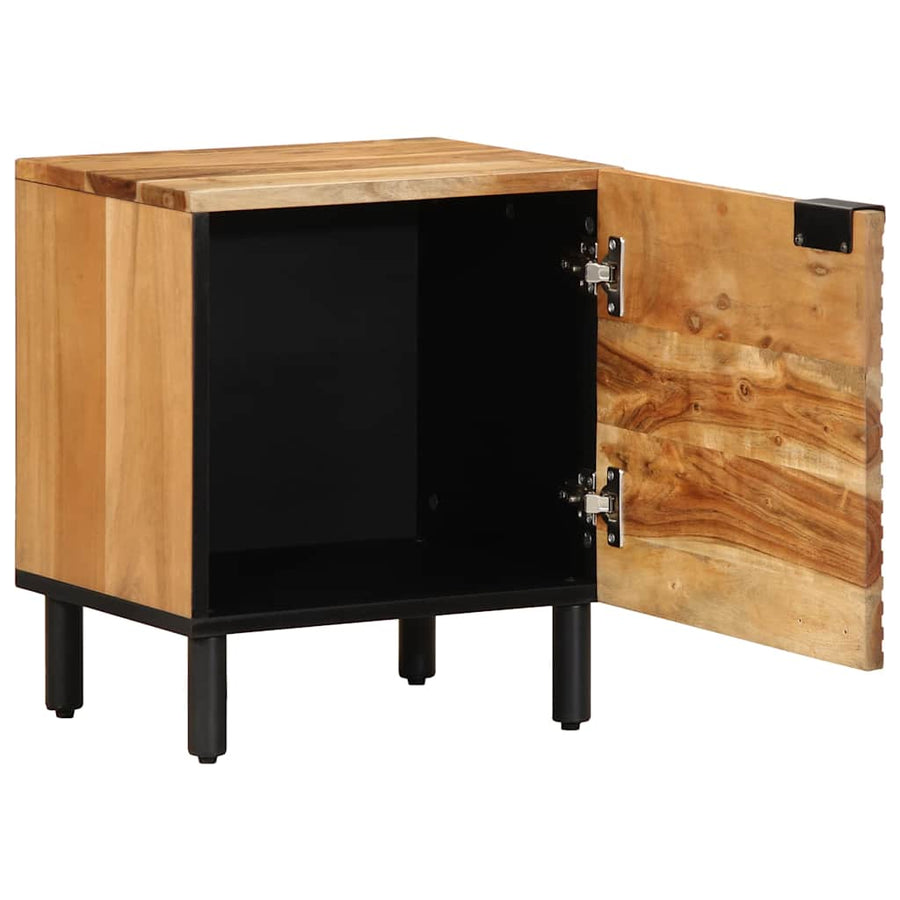 Nachtkastjes 2 stuks 40x33x46 cm Massief hout Acacia